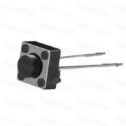 2-Pin 6.2mm Square Tact Switch H-5.0 - Low Quality