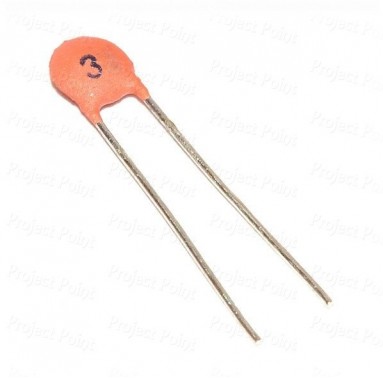 3pF - 0.003nF 50V Ceramic Disc Capacitor (Min Order Quantity 1pc for this Product)