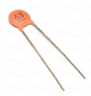 6.8pF - 0.068nF 50V Ceramic Disc Capacitor (Min Order Quantity 1pc for this Product)