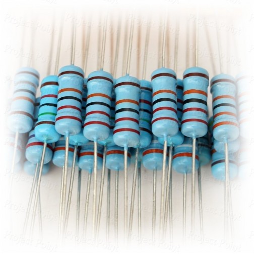 2.2K Ohm 1W Metal Film Resistor 1% - High Quality (Min Order Quantity 1 pc for this Product)