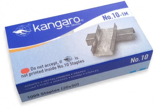 High Quality Stapler Pin No.10 - Kangaro (Min Order Quantity 1pc for this Product)
