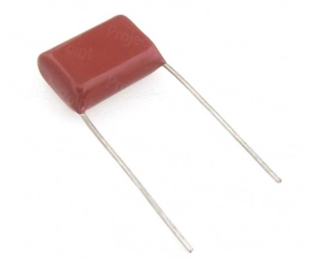 0.1uF - 100nF 630V Non-Polar Metallized Film Capacitor (Min Order Quantity 1pc for this Product)