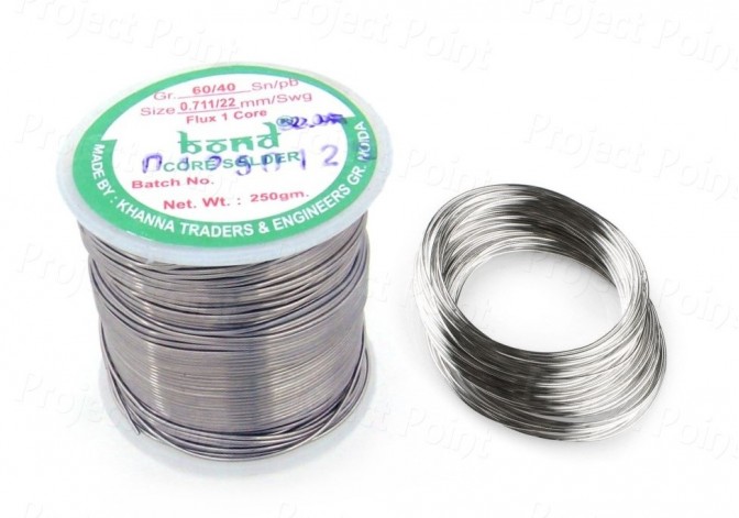 Bond High Quality Resin Cored Solder Wire Loose - 1g (Min Order Quantity 3 gms for this Product)